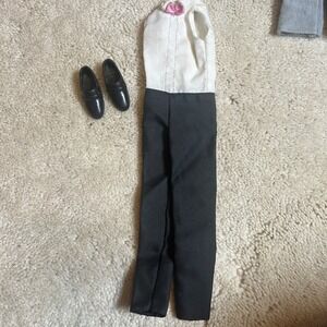 Barbie Black Tuxedo Suit Shoes For Ken